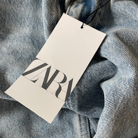 Women’s NWT Zara Straight Jeans Light wash - Picture 6 of 8